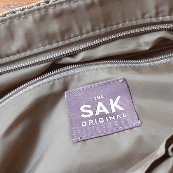 The Sak crocheted light brown shoulder bag - Picture 5 of 6